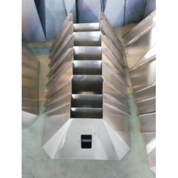 Surge bunker-Stainless steel cone plate